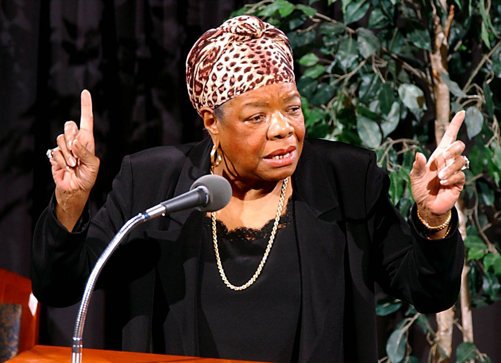 Maya Angelou in Tulsa for MLK events in 2003
